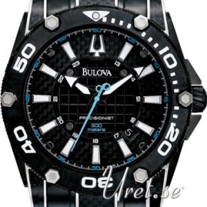 Bulova Precisionist 98b153 Kello Musta / Teräs