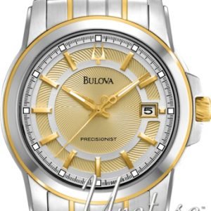 Bulova Precisionist 98b156 Kello Kullattu / Kullansävytetty