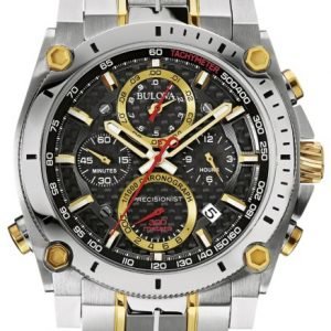 Bulova Precisionist 98b228 Kello Musta / Kullansävytetty