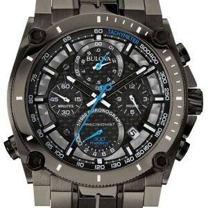 Bulova Precisionist 98b229 Kello Musta / Teräs