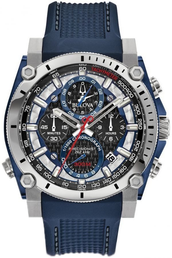 Bulova Precisionist 98b315 Kello Musta / Kumi