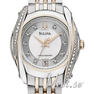 Bulova Precisionist 98r141 Kello Valkoinen / Punakultasävyinen