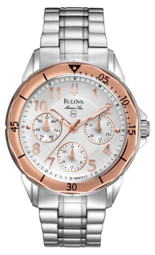 Bulova Sport 96n101 Kello Valkoinen / Teräs