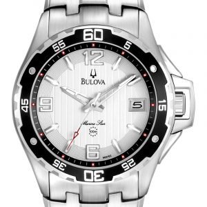 Bulova Sport 98b162 Kello Valkoinen / Teräs