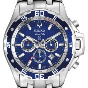 Bulova Sport 98b163 Kello Sininen / Teräs