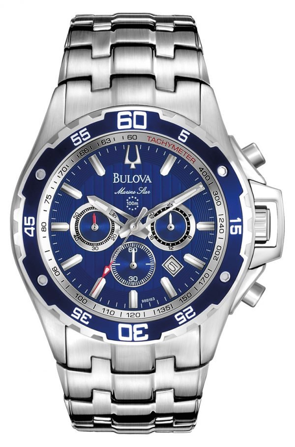 Bulova Sport 98b163 Kello Sininen / Teräs