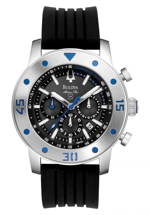 Bulova Sport 98b165 Kello Musta / Kumi