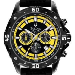 Bulova Sport 98b176 Kello Keltainen / Kumi