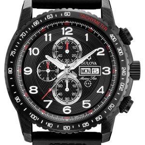 Bulova Sport 98c112 Kello Musta / Kumi