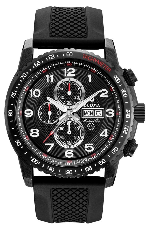 Bulova Sport 98c112 Kello Musta / Kumi