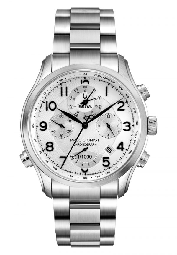 Bulova Wilton Chronograph 96b183 Kello Valkoinen / Teräs