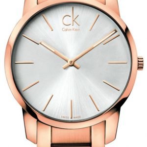 Calvin Klein City K2g21646 Kello Hopea / Punakultasävyinen