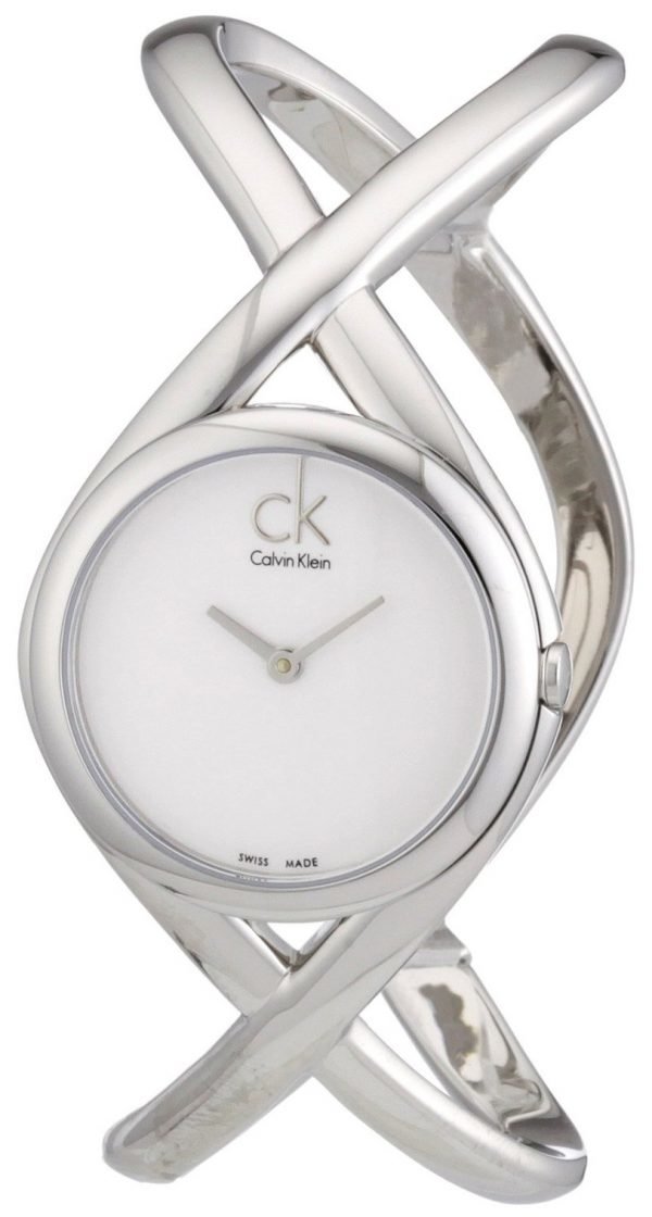 Calvin Klein Classic K2l24120 Kello Valkoinen / Teräs