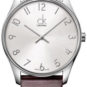 Calvin Klein Classic K4d211g6 Kello Hopea / Nahka