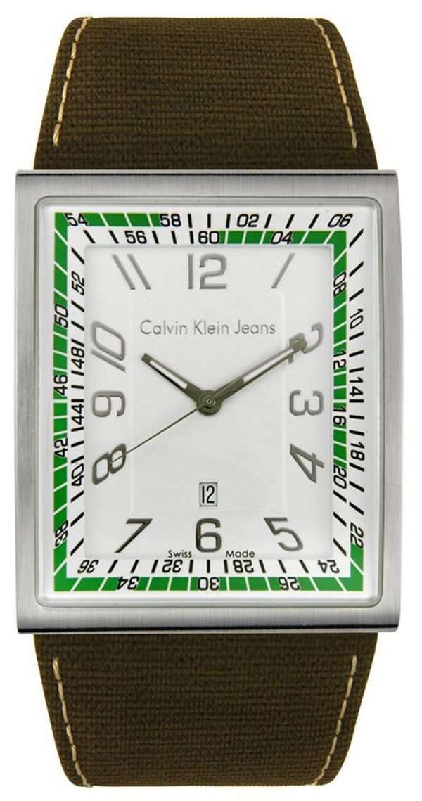 Calvin Klein Dress K4211138 Kello Valkoinen / Tekstiili
