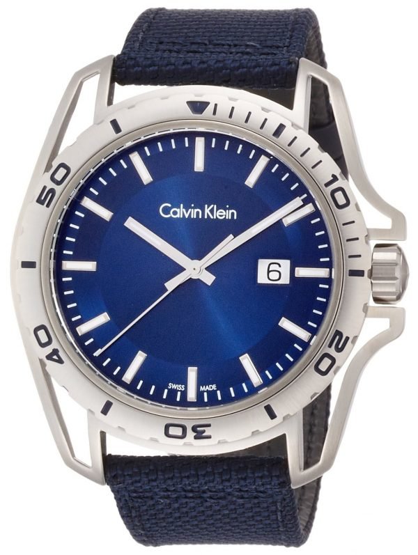 Calvin Klein Earth K5y31uvn Kello Sininen / Tekstiili