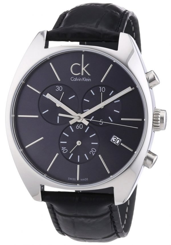 Calvin Klein Exchange K2f27107 Kello Musta / Nahka