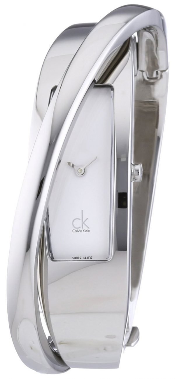 Calvin Klein Feminine K2j23101 Kello Valkoinen / Teräs