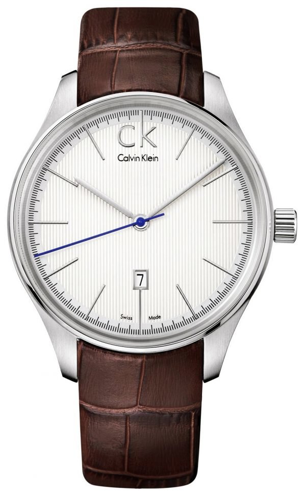 Calvin Klein Gravitation K9811185 Kello Hopea / Nahka