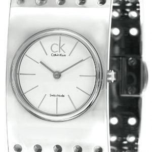 Calvin Klein Grid K8322120 Kello Valkoinen / Teräs