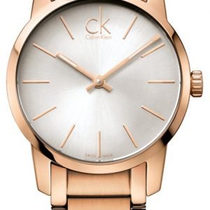 Calvin Klein K2g23646 Kello Hopea / Punakultasävyinen