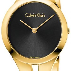 Calvin Klein K7w2s511 Kello Musta / Kullansävytetty