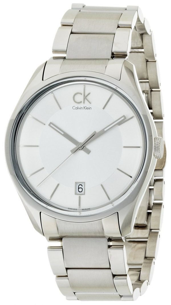 Calvin Klein Masculine K2h21126 Kello Valkoinen / Teräs