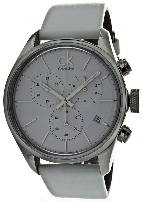 Calvin Klein Masculine K2h27101 Kello Valkoinen / Nahka