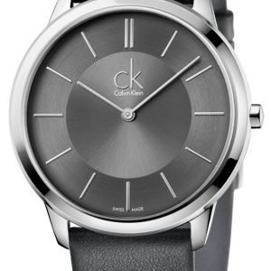 Calvin Klein Minimal K3m211c4 Kello Harmaa / Nahka