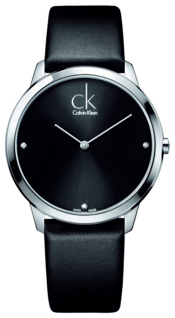 Calvin Klein Minimal K3m211cs Kello Musta / Nahka