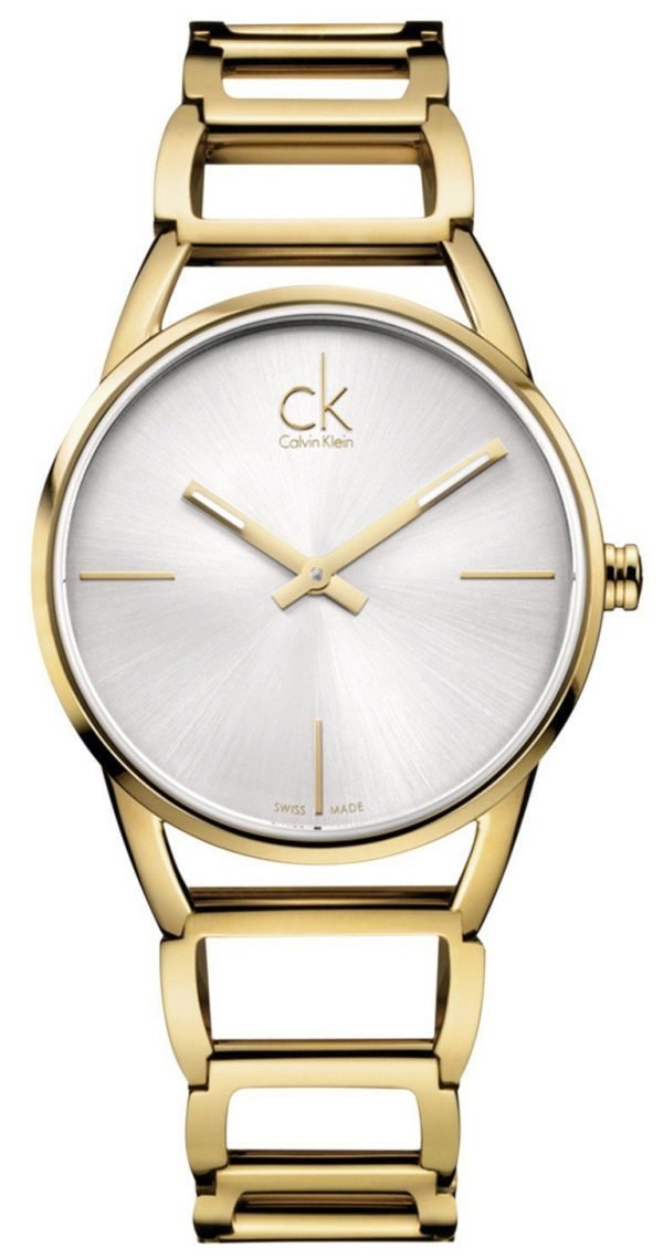 Calvin Klein Stately K3g23526 Kello Hopea / Kullansävytetty