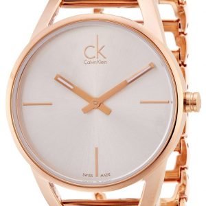 Calvin Klein Stately K3g23626 Kello Hopea / Punakultasävyinen