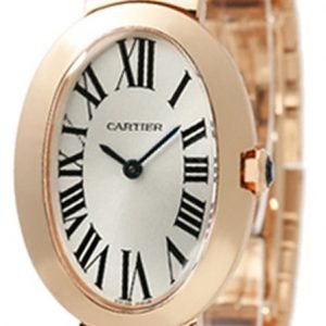 Cartier Baignoire W8000005 Kello Hopea / 18k Punakultaa