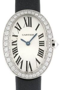 Cartier Baignoire Wb520008 Kello Hopea / Satiini