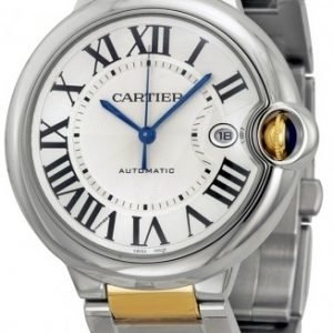 Cartier Ballon Bleu W69009z3 Kello Hopea / Teräs