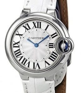 Cartier Ballon Blue W6920086 Kello Hopea / Nahka