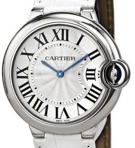 Cartier Ballon Blue W6920087 Kello Hopea / Nahka