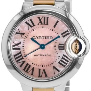 Cartier Ballon Blue W6920098 Kello Pinkki / 18k Punakultaa