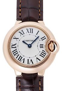 Cartier Ballon Blue Wgbb0007 Kello Hopea / Nahka