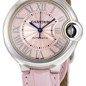 Cartier Ballon Blue Wsbb0002 Kello Pinkki / Nahka