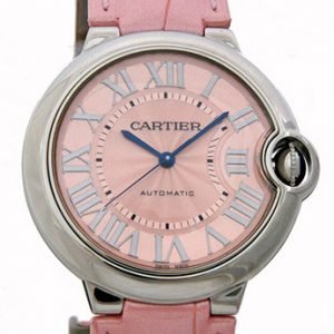 Cartier Ballon Blue Wsbb0007 Kello Pinkki / Nahka