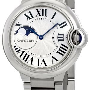 Cartier Ballon Blue Wsbb0021 Kello Hopea / Teräs