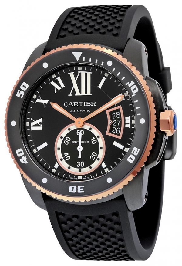 Cartier Calibre De Cartier W2ca0004 Kello Musta / Kumi