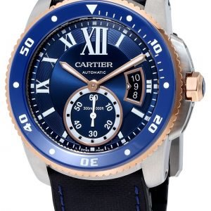 Cartier Calibre De Cartier W2ca0008 Kello Sininen / Kumi