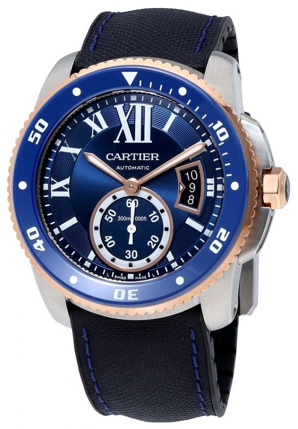 Cartier Calibre De Cartier W2ca0008 Kello Sininen / Kumi