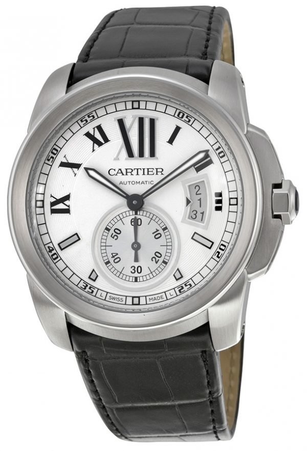 Cartier Calibre De Cartier W7100037 Kello Hopea / Nahka