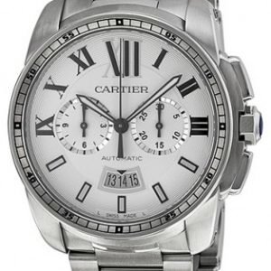 Cartier Calibre De Cartier W7100045 Kello Hopea / Teräs