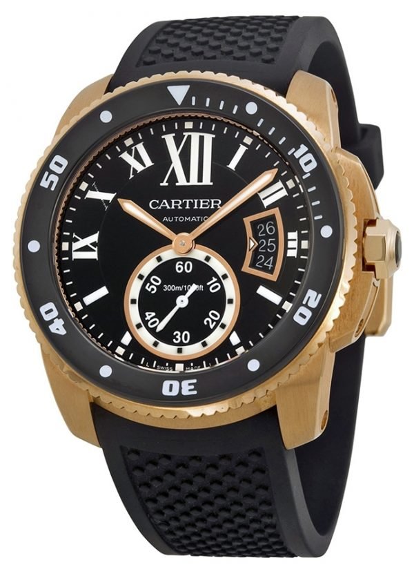 Cartier Calibre De Cartier W7100052 Kello Musta / Kumi