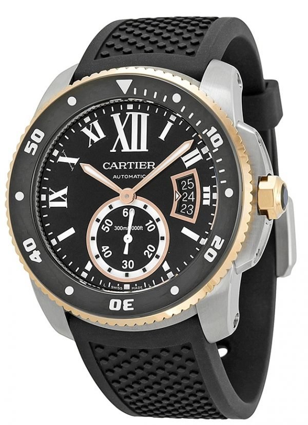 Cartier Calibre De Cartier W7100055 Kello Musta / Kumi
