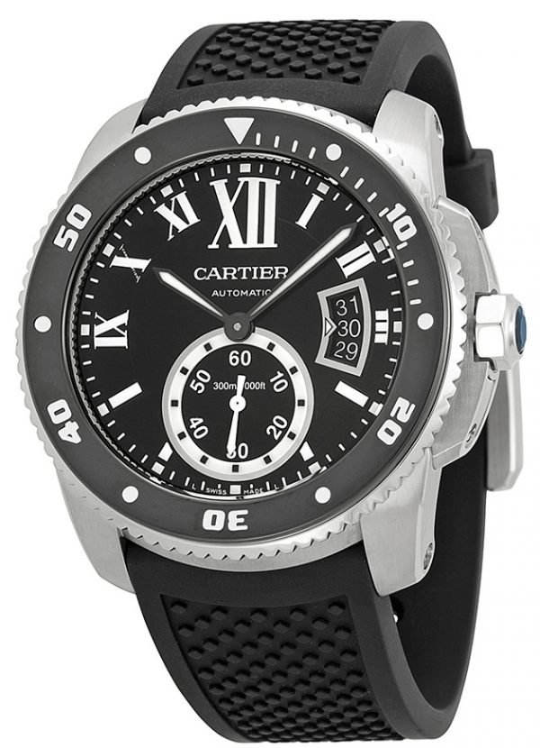 Cartier Calibre De Cartier W7100056 Kello Musta / Kumi